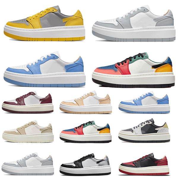 

2023 women mens designer casual shoes jumpman low se elevate anthracite light bone wolf grey university blue multi color onyx sneakers