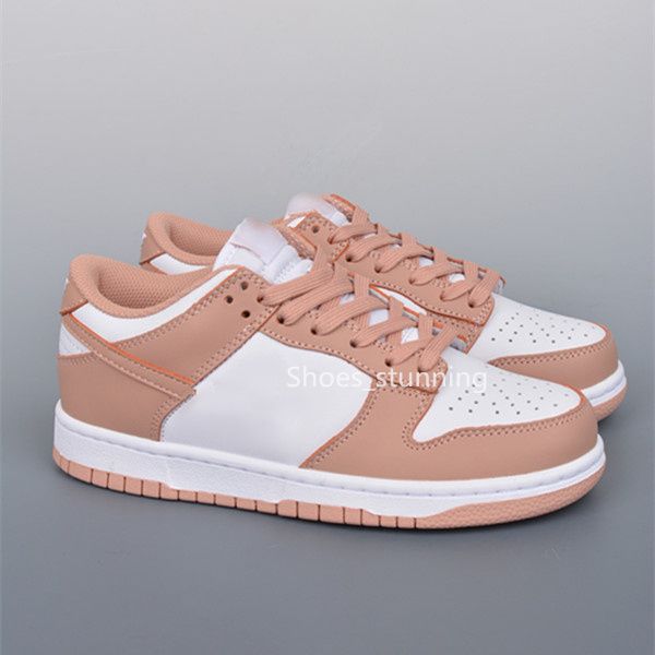

mens skateboard shoes dnks low sb rose whisper colorway white rose pink skateboarding leisure shoe outdoor sneakers size 36-47.5