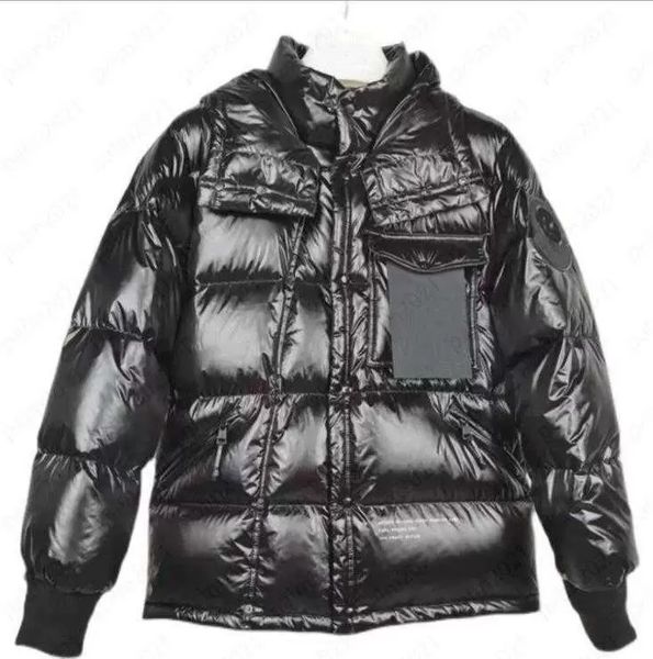 

monclair designer monclair clothing france brand mens down jackets 2021 new double-breasted joint lightning thickening loose couple jacket h, Black