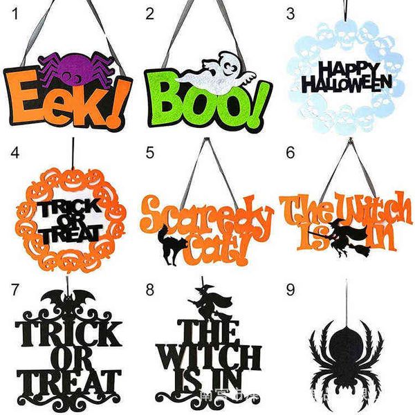 

factory outlet felt halloween decoration doorplate felt ghost festival hanging hangtag party decorations decoration