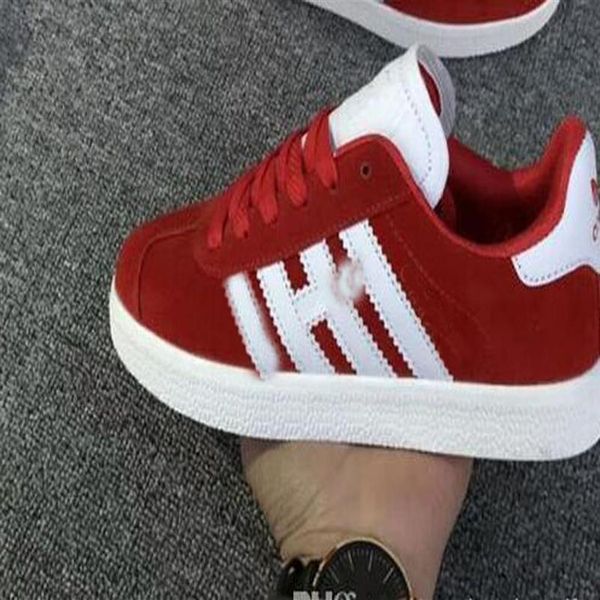 

dress shoe casual lovers shoes campus pop girl and boy gazelle flat superstar sports sneakers size 27-45247j, Black