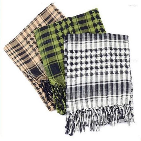 Sciarpe di Alta Qualità Arabo Shemagh Keffiyeh Militare Tattico Palestina Sciarpa Per Gli Uomini Scialle Kafiya Wrap Moda SciarpeSciarpe Rona22