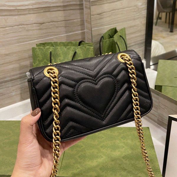 

classic handbag luxurys designers bags 3 size cross body real genuine leather with serial number women fashion marmont totes