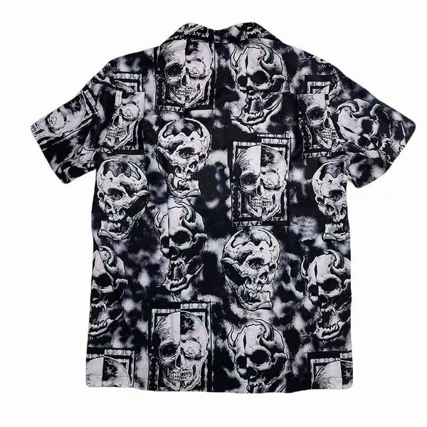 

print shirts full men women hawaii shirt casual tees real pics, White;black
