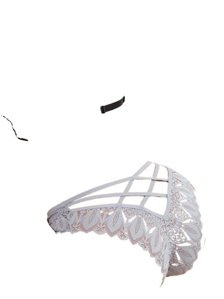 

floral lace panty t20v#, Black;red