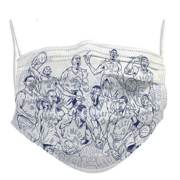 

mask disposable plane basketball series ahcy005 youth white male and female personality animation protective