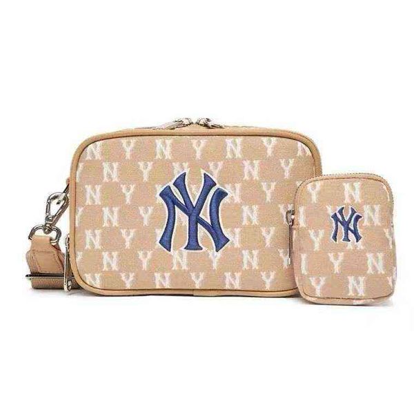 

50% discount bags mlb messenger camera bag 2022 spring new brand fashion old flower series classic ny letters print women luxury designer