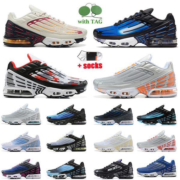 

2022 women mens tn plus 3 running shoes fashion tn3 tuned iii trainers blalck white tns sneakers