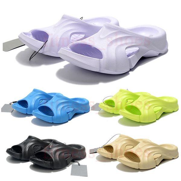 

modled pools designer sandals luxury summer beach slipper slides light court purple cream moon grey triple black neon green aquas slipper ou