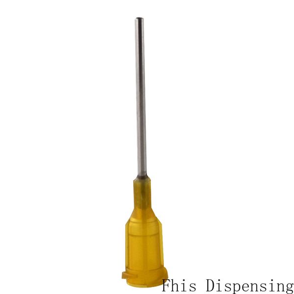

17g 1 inch w/iso standard precision passivated s.s dispense tip with pp safetylok hub glue dispensing needle tips