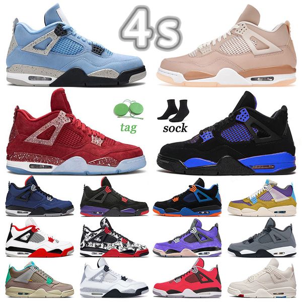 

og jumpman 4s basketball shoes for mens womens black cat 4s cats royal blue oklahoma red thunder shimmer sail cool grey infrared union analy
