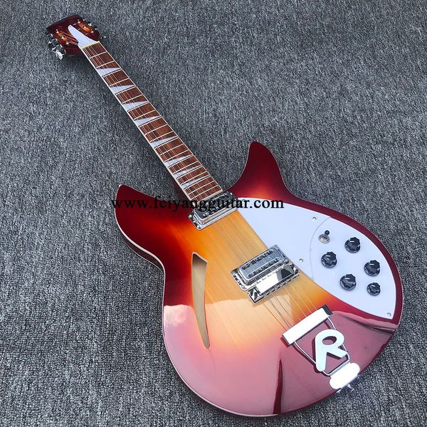 

360electric guitar 12 string guitar half-empty sunset paint high quality