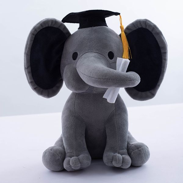 

2022 new stuffed animals plush toy size 25cm color baby comfort elephant figurine plush
