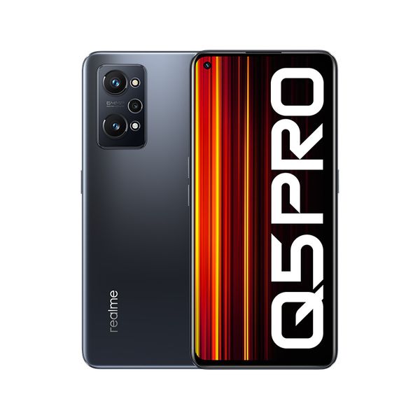 

Oppo Original Realme Q5 Pro 5G Mobile 6GB RAM 128GB ROM Snapdragon 870 64MP AI 5000mah Android 6.62" 120hz AMOLED E4 Full Screen Fingerprint ID Face Smart Cell