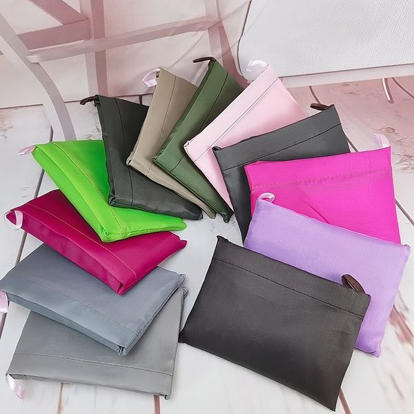 DHL100PCS Shopping Bags Women Nylon Foldable Recycle Grocel Fashion Fashion Supermarket Shopper Сумка