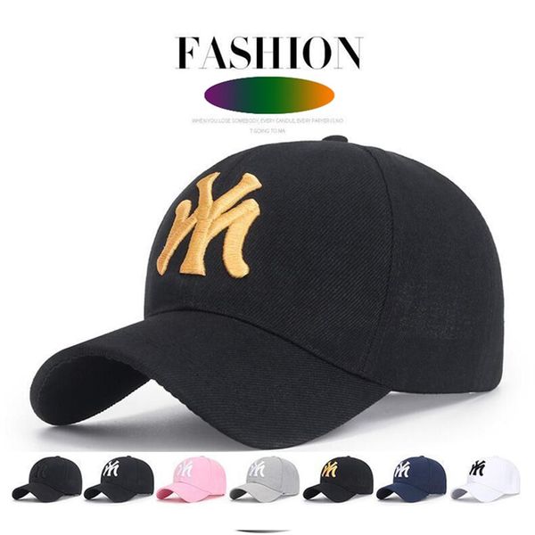 

sport baseball cap sun fishing hat embroidered adjustable men women unisex-teens hip hop hat spring summer fashion246q, Blue;gray