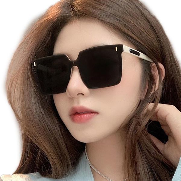 

sunglasses riviet oversized black women big frame colorful sun glasses female mirror oculos gradient hip hop shades, White;black