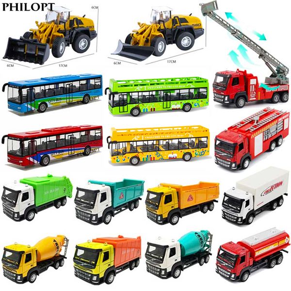 

mini diecast plastic pull-back inertia city tour bus abs high simulation car model toys gifts for children