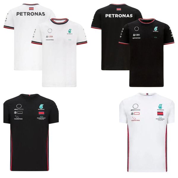 

f1 formula one round neck t-shirt new racing team uniform same style customization