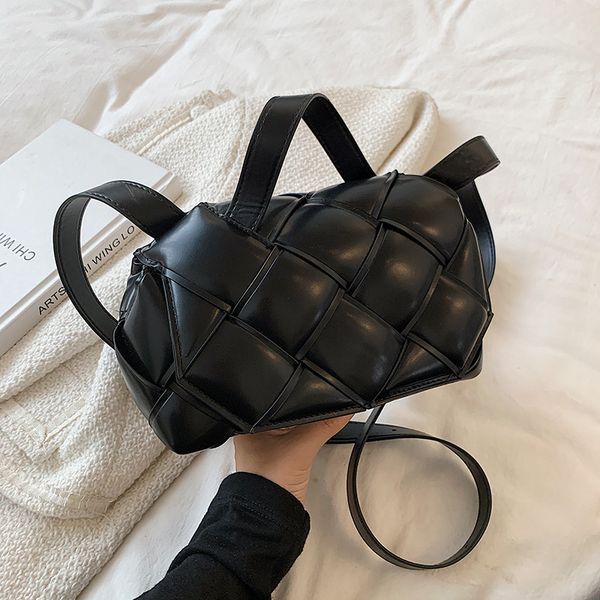 

on the new bag female 2022 trend of fashion women summer woven portable small square bag cross-body bags