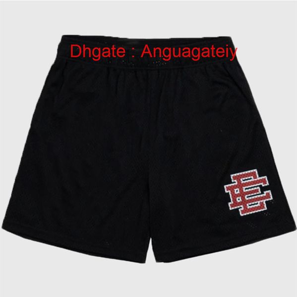 

fashion summer men's eric emanuel shorts ee brand basic new york city skyline luxury women fitness sweatpants gym worko jogging loose s, White;black