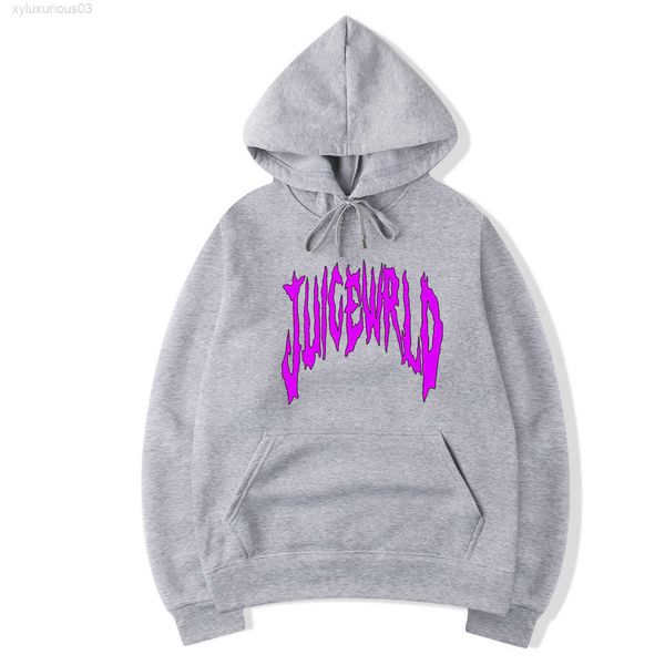 

rapper juice wrld hoodies men/women 2021 arrivals fashion print pop hip hop style cool sweatshirt hoody coats x0610, Black
