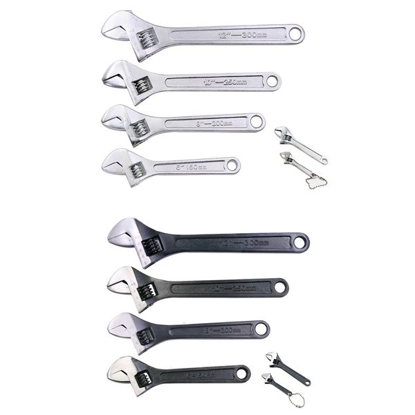 Utensili manuali 1 pz acciaio / 2,5/4/6/8/10/12 pollici chiave inglese mini chiave a forchetta mini chiave per cambio utensile 104HMCLUB