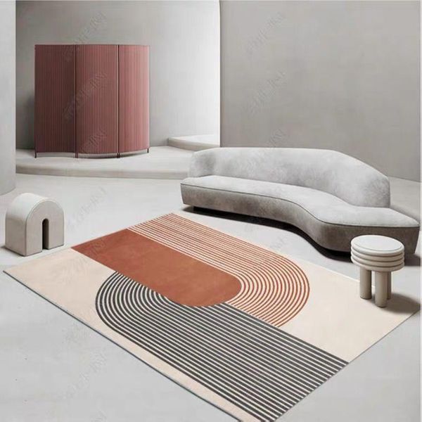 Carpets Morandi Living Room Sofá de chá de chá da mesa de quarto das cedamentos de piso Modern Lounge Rugs Decoração de casa Custom