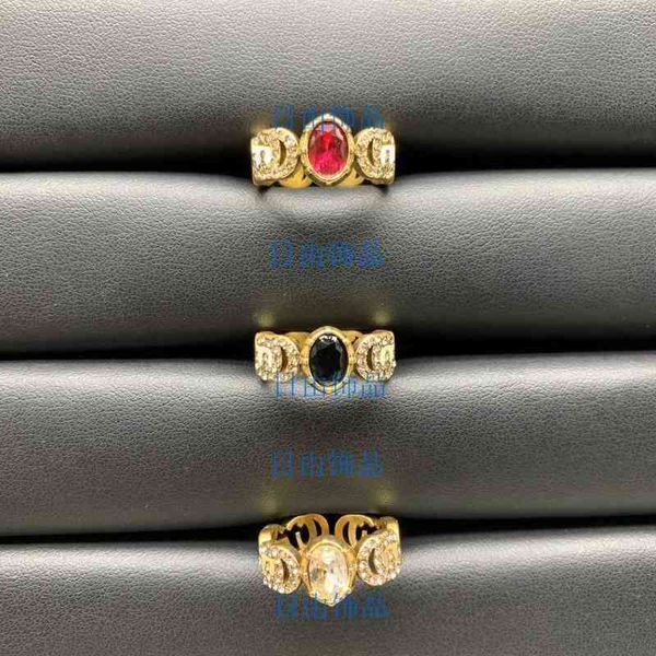 

factory outlet new letter full diamond open ring womanly personality cool style fashion jewelry, Silver