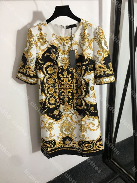 

designer print dresses for women diamond flower cotton slim zip party dress shirts ladies ve..ace logo brand long sleeve summer womens clot, Black;gray