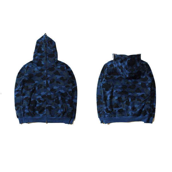 

european and american fashion printing hoodie camouflage classic autumn aape winter mens with womens hoodies, Black