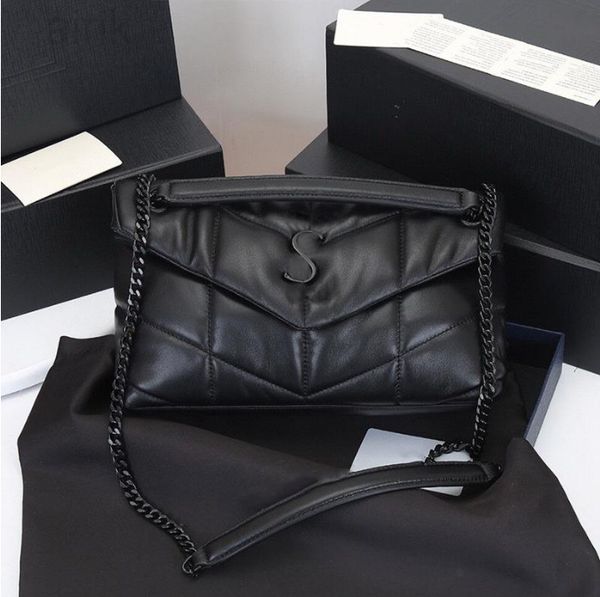 

50%ff soft sheepskin women loulou puffer genuine leather handbag shoulder crossbody bags classic envelope bag designer handbags designers to