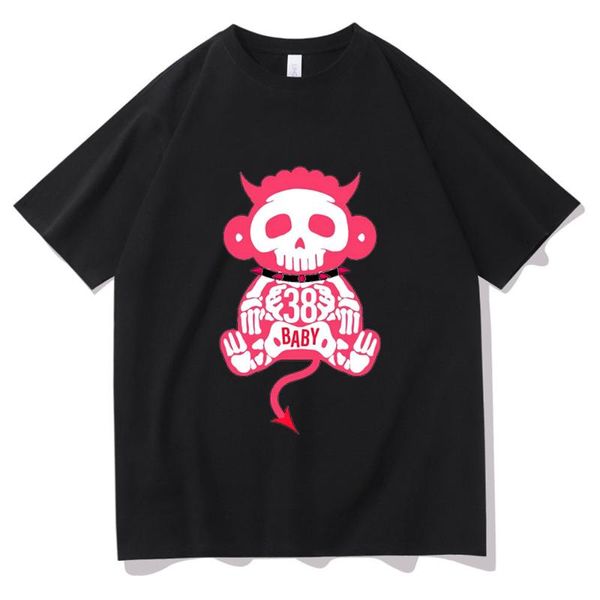 

men's t shirts men tshirt harajuku graphic youngboy never broke again hipster t-shirt cartoon anime hell monkey super cool tee shir 2kx, White;black