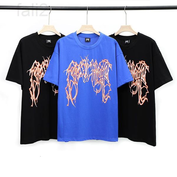 

men's t-shirts designer xia jiahuan same revenge style 21 new flash foam short sleeve t-shirt summer trend high street price er3r, White;black