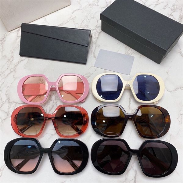 

50% discount for factory direct sales2022 new d family personalized round frame and the same large cd sunglasses bobyr1u trend, White;black