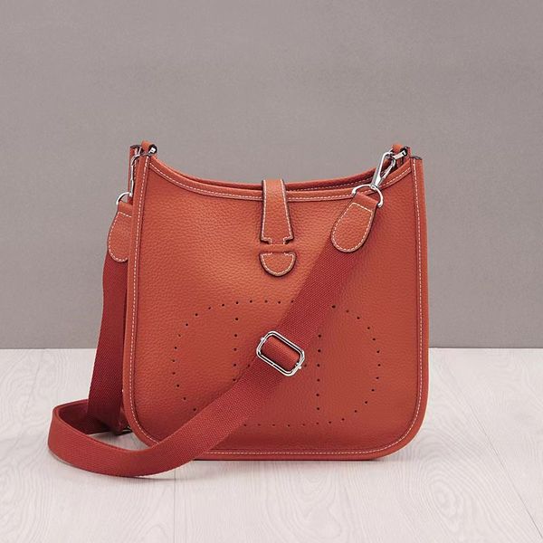 Borse a tracolla in vera pelle da donna Borse a tracolla a secchiello Designer di marca di lusso Borse famose in pelle di mucca con grana Litchi Totes 2337