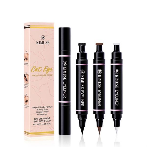 

epacket kimuse stamp eyeliner shadow combination kit 2pcs a lot drop333u270b
