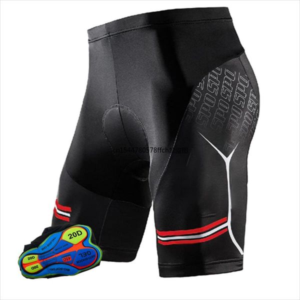 Abbigliamento da moto Professionale Ciclismo Pantaloncini con bretelle in GEL 20D Quick Dry Traspirante Imbottito Sport Uomo Pro Licra Bicicletta Under WearMotorcycl