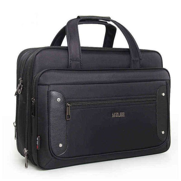 

level super capacity plus business men's briefcase women handbags lapbags 16 17 19 inch oxford crossbody travel bag 220616