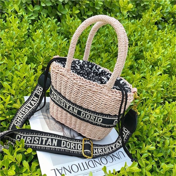

net straw women's summer fashion simple woven silk scarf messenger 75% off online wholesale