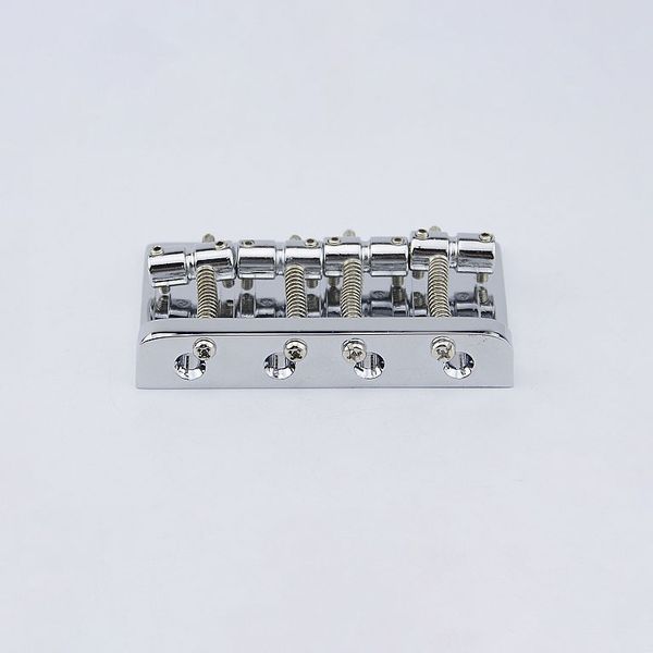

4 strings guitar bridges chrome electric bass bridge