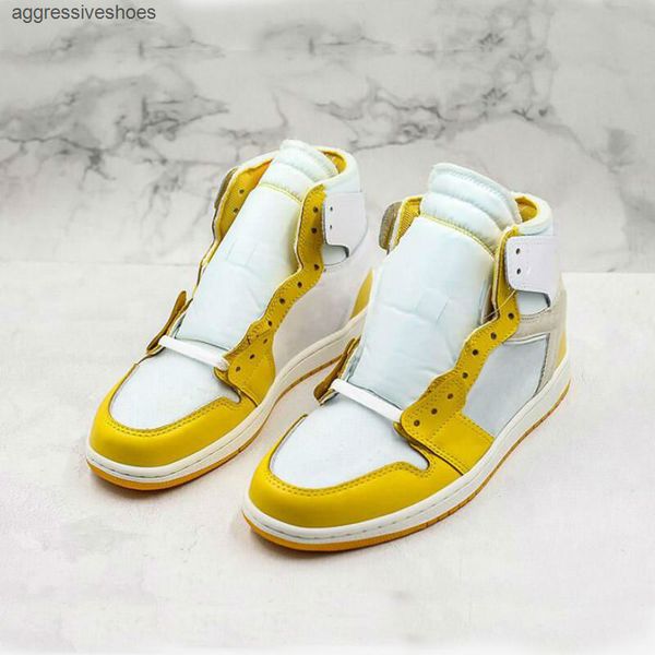 

shoes limited x 1 og yellow white blue red sports sneakers 1s trainer