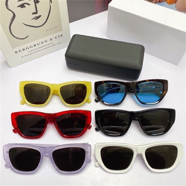 

sunglasses 22 gv home box personalized net red same hollow letter mirror leg gv7202 7mqz, White;black