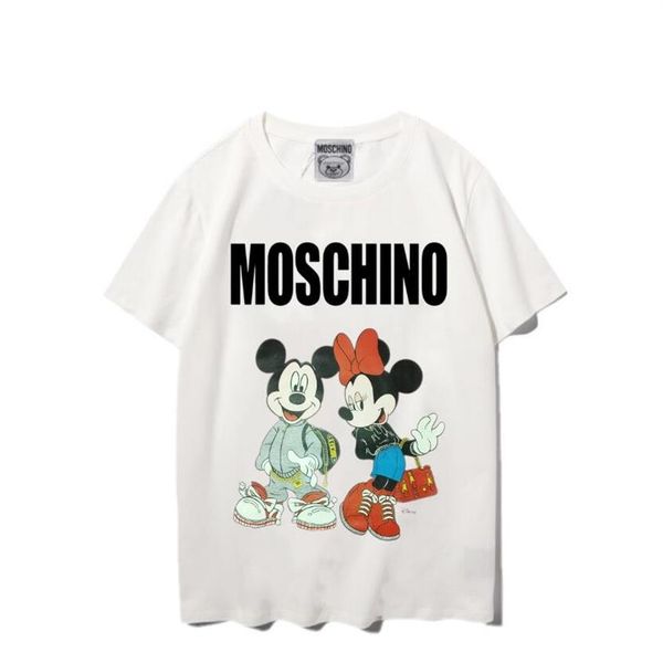 

2021 new summer luxury europe mens printing t shirt t shirts fashion designer t shirt women street casual343l, White