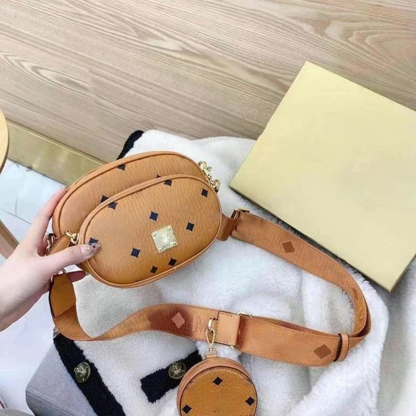 

fashion bag and luxury multi-functional cross three-in-one removable small round