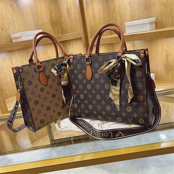 

handbags on handbag wide shoulder strap fashion tote large capacity tide single factory store online