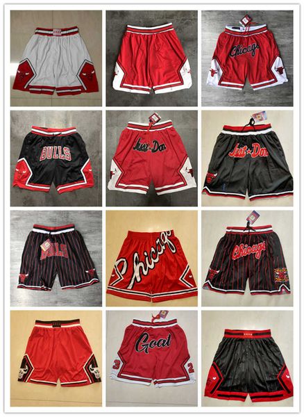 

chicago''bulls''men throwback basketball shorts pocket, Black