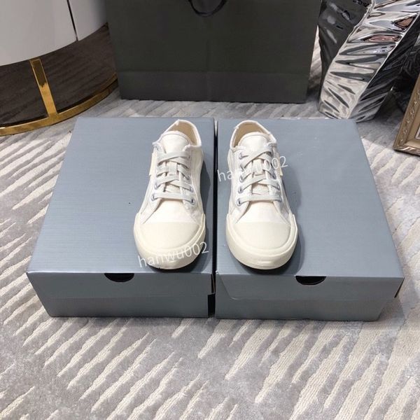 

2022 woman men lace-up sneaker shoes boot leather calfskin sneakers technical knit women platform trainers, Black