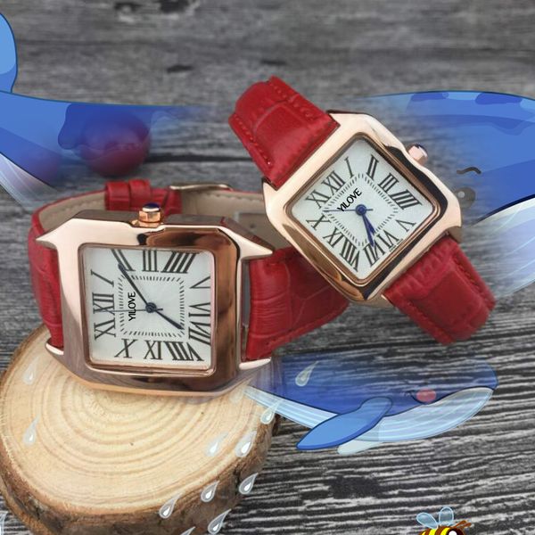 

fashion men women business watch two sizes 33mm 27mm quartz rose gold silver case clock european designer women's clothing wristwatch, Slivery;brown