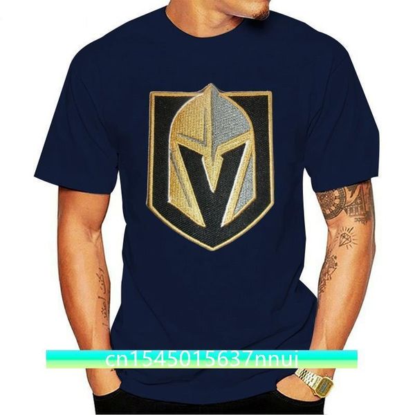 47 Marka VGK Las Vegas Golden Knightsharajuku Sokak Giyim Gömlek Menice Hokey Tee T Shirt Sz Mens L Gray 220702